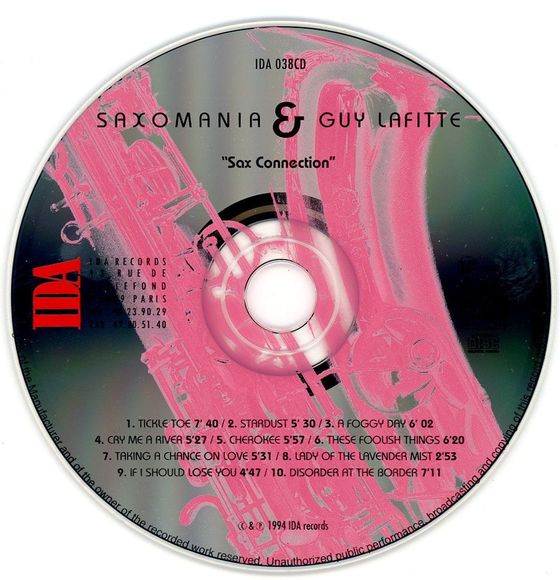 CDs: CD- CLAUDE TISSENDIER SAXOMANIA & GUY LAFITTE Sax Connection – Neu (gemäss Beschreibung) aus Morges von evnocha3 3