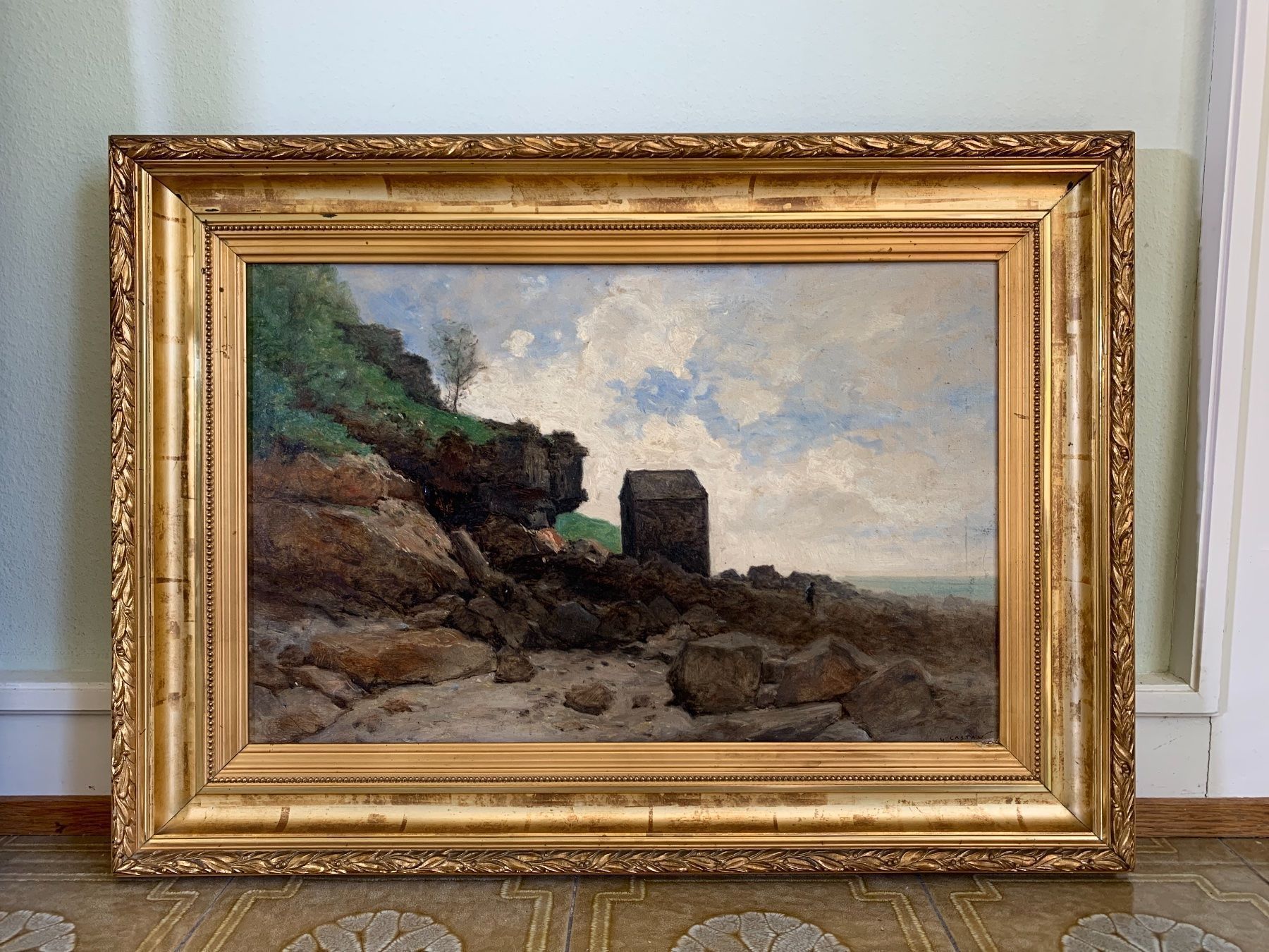 Gemälde: Gustave Eugène Castan Orig. Gemälde 19. Jh. – Gebraucht aus Solothurn von milliondreams2012