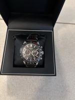 Herren Armbanduhr BOSS in Chronograph Lederband Neuwertig
