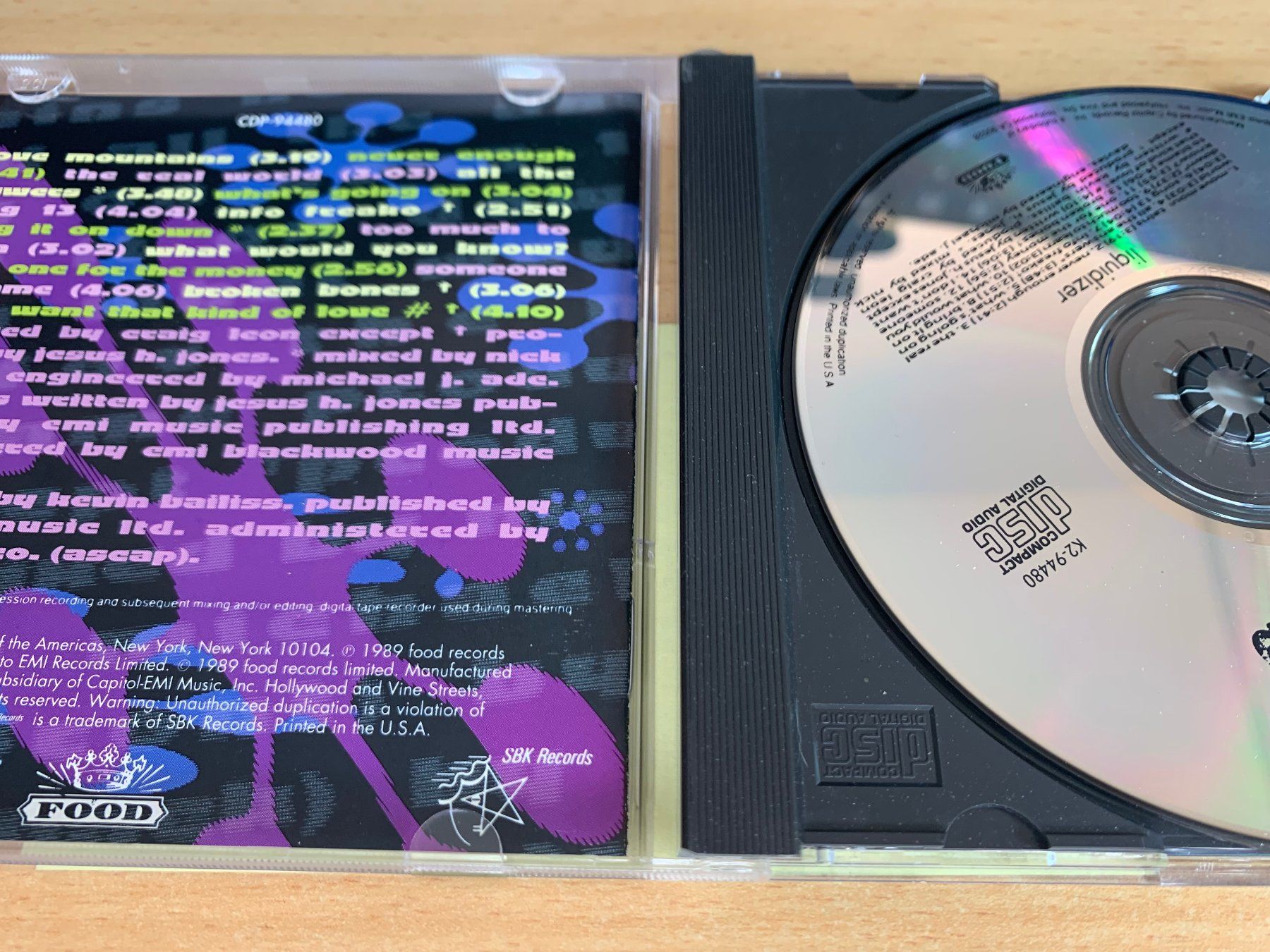 CD: Jesus Jones – Liquidizer – Usato da Rikon im Tösstal venduto da Alpenmutz 2