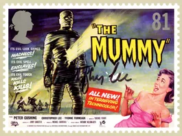 CHRISTOPHER LEE Original Autogramm The Mummy Dracula