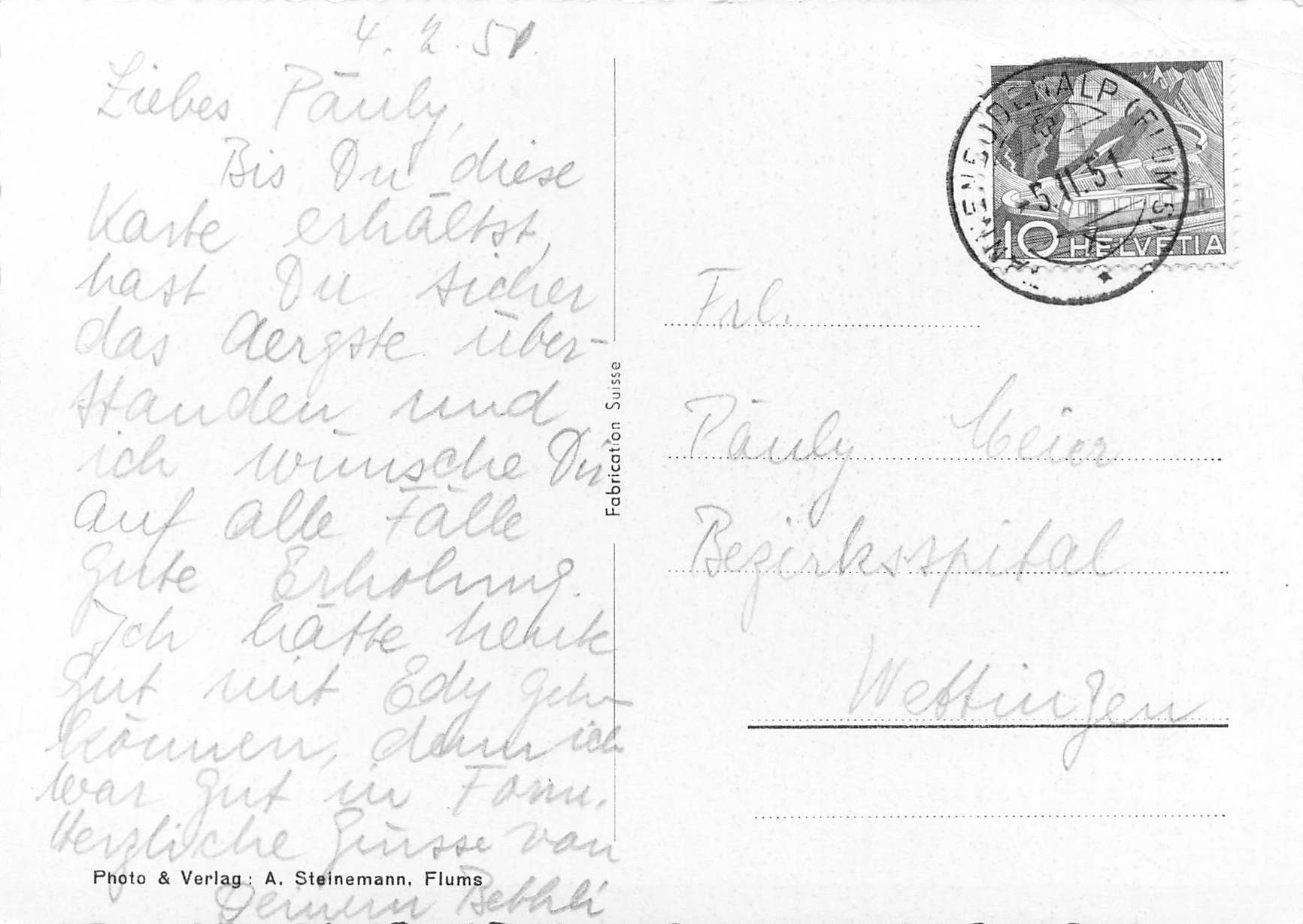 Cartes postales: Flumserberg abfahrt vom prodkamm G – D'occasion à Biasca par Blenio71 1
