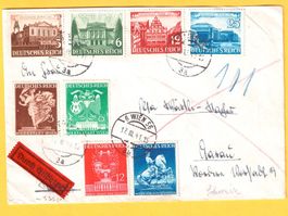 Deutschland Ostmark Oestereich 2 kompl. Sätze n. Aarau 1941