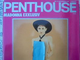 Sex Magazin Erotik PENTHOUSE Deutschland 1987 Madonna+Poster