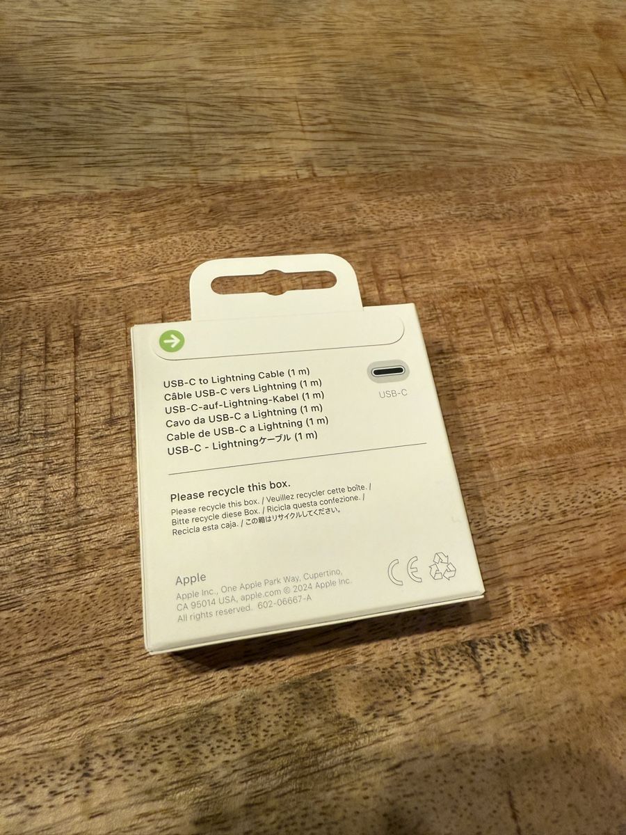 Apple Cavi: Original Apple USB-C auf Lightning Kabel (1m) – Nuovo e nell'imballaggio originale da Grenchen venduto da Bach94 2