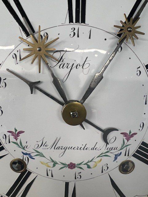 Uhren: Comtoise mit Datum, restauriert, Sign. Farjot Marguerite – Gebraucht aus schaffhausen von eibam 2
