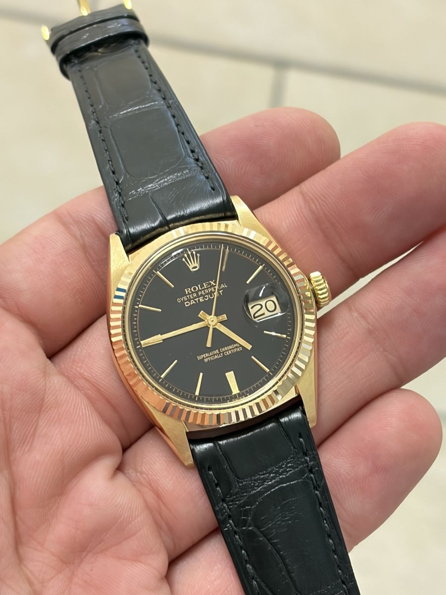 Rolex Uhren: Rolex Datejust Black/Tropical Gilt – Gebraucht aus Niederhasli von Pepsi300 8