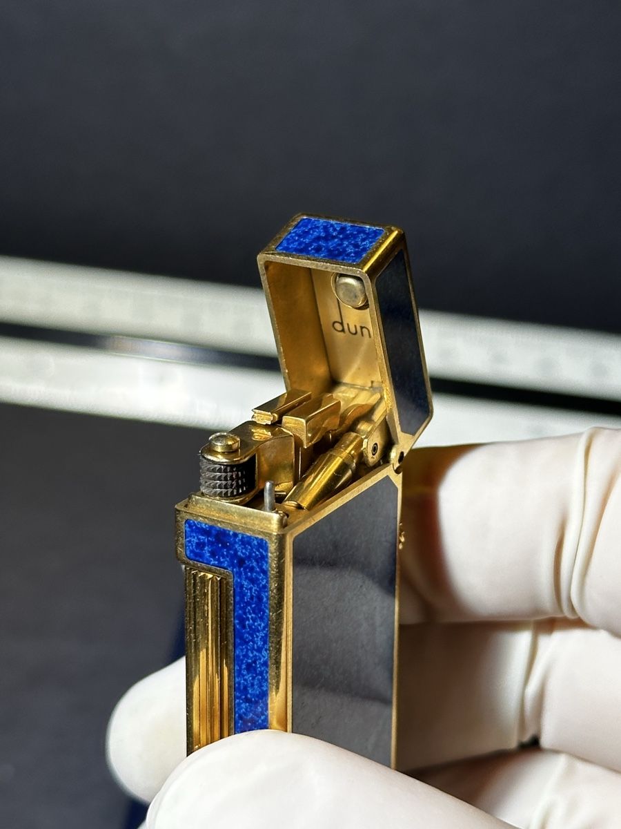 Dunhill Briquets: Dunhill Rollagas Lighter Lapis Lazuli Box – D'occasion à Zürich par RatsTreasure 5