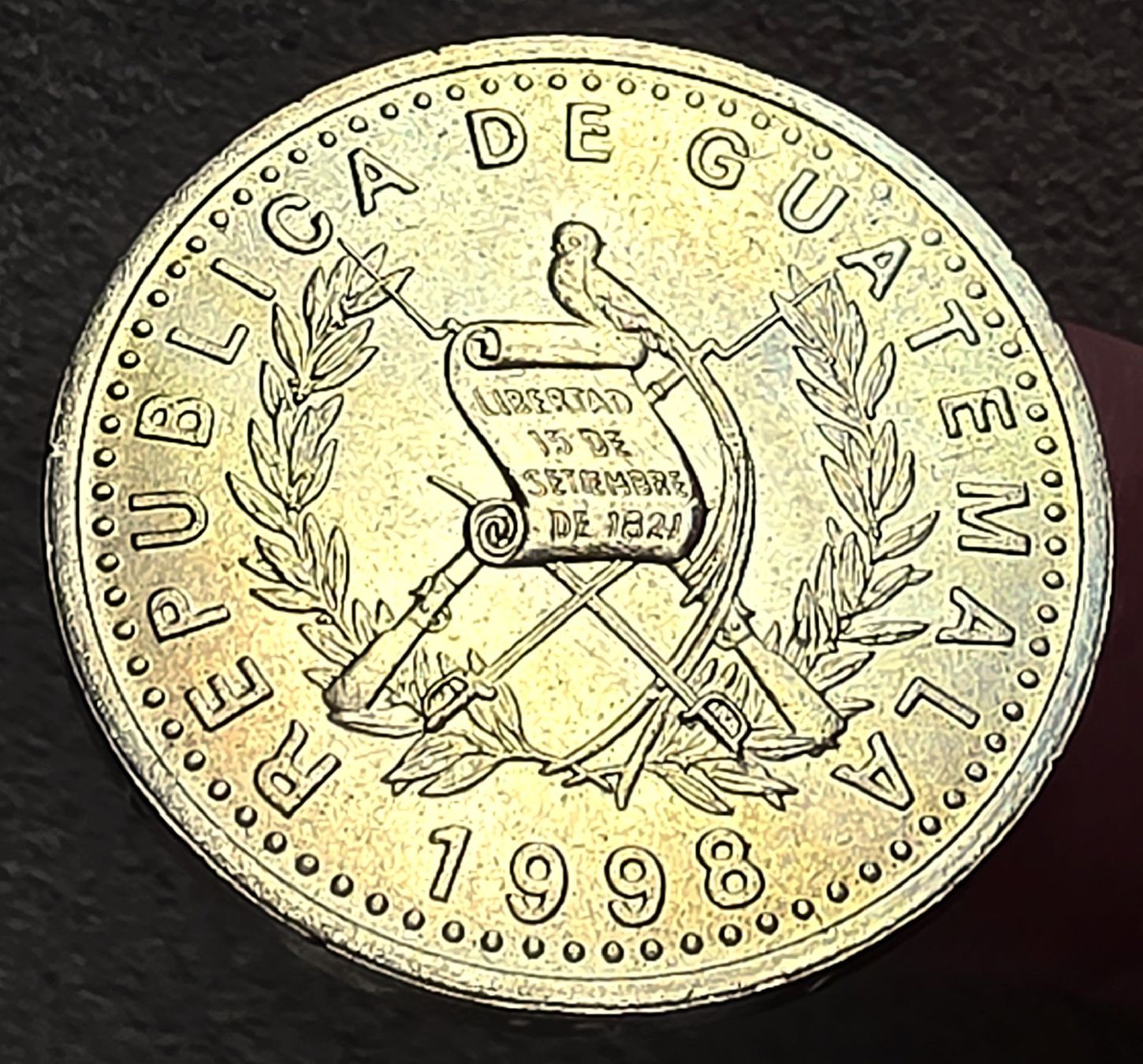 Tutti le monete: GUATEMALA 25 CENTAVOS 1998 UNZ. – Nuovo (secondo la descrizione) da winterthur venduto da CoinPassion 1