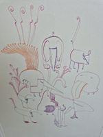 Original Grafik Christian Wesp 1972 , siegniert , gerahmt