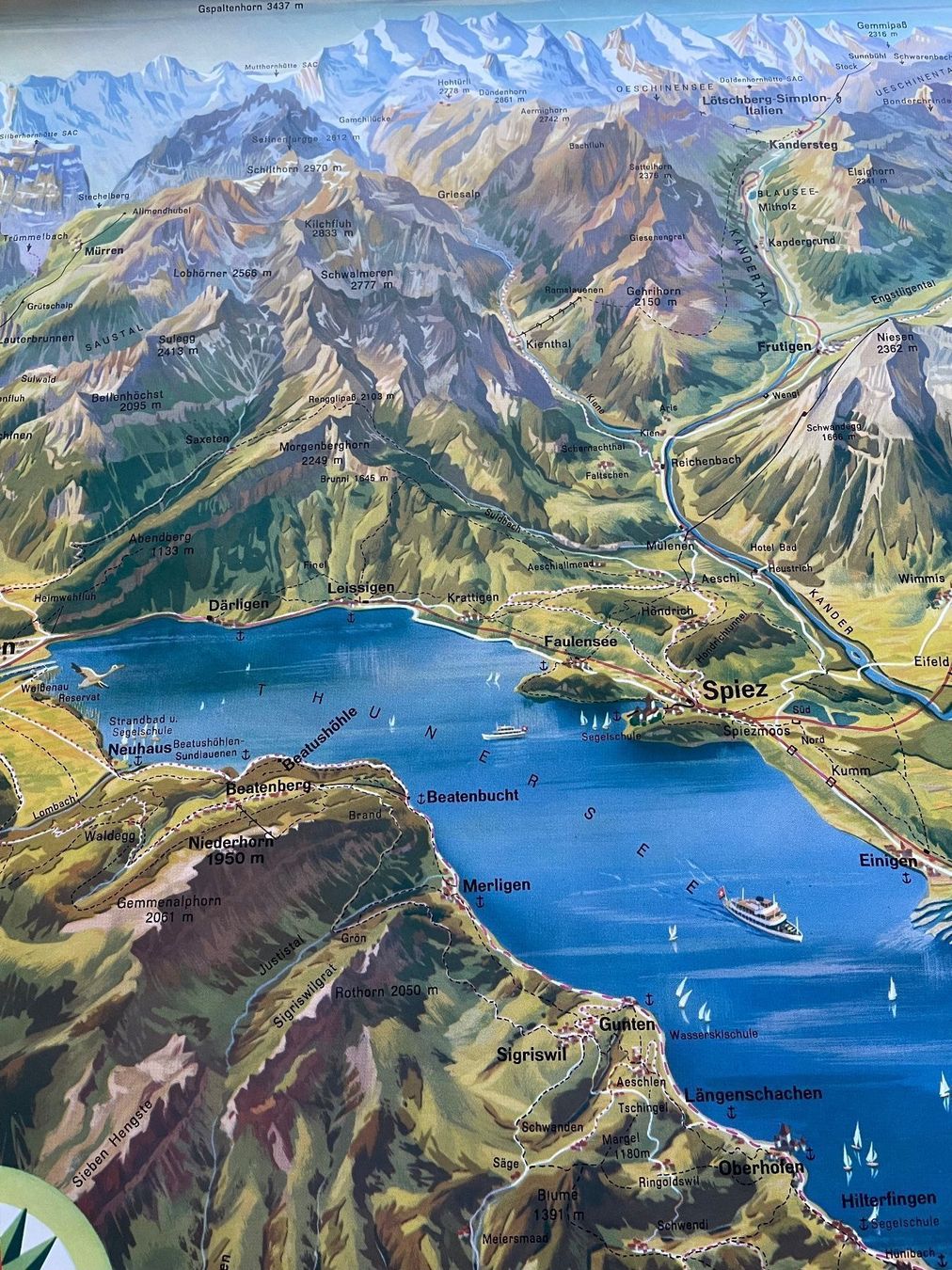 Poster & Bilder: Plakat Thunersee – Neu (gemäss Beschreibung) aus Thalwil von Emmerich88 1
