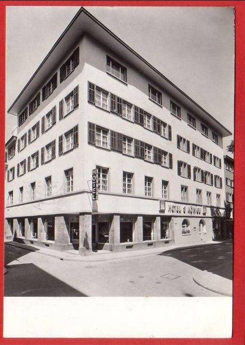 Ansichtskarten: CHUR HOTEL 3 KÖNIGE, GROSSFORMAT – Gebraucht aus Grüningen von Kartenlaube
