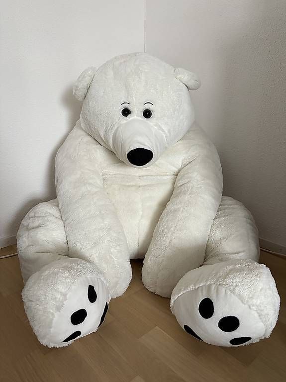 Jouets: Grosser Eisbär Kuscheltier – D'occasion à Attikon par anitahollenstein