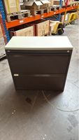 LISTA Metallschrank mit 2 Türen, dunkelbraun, gute Grösse