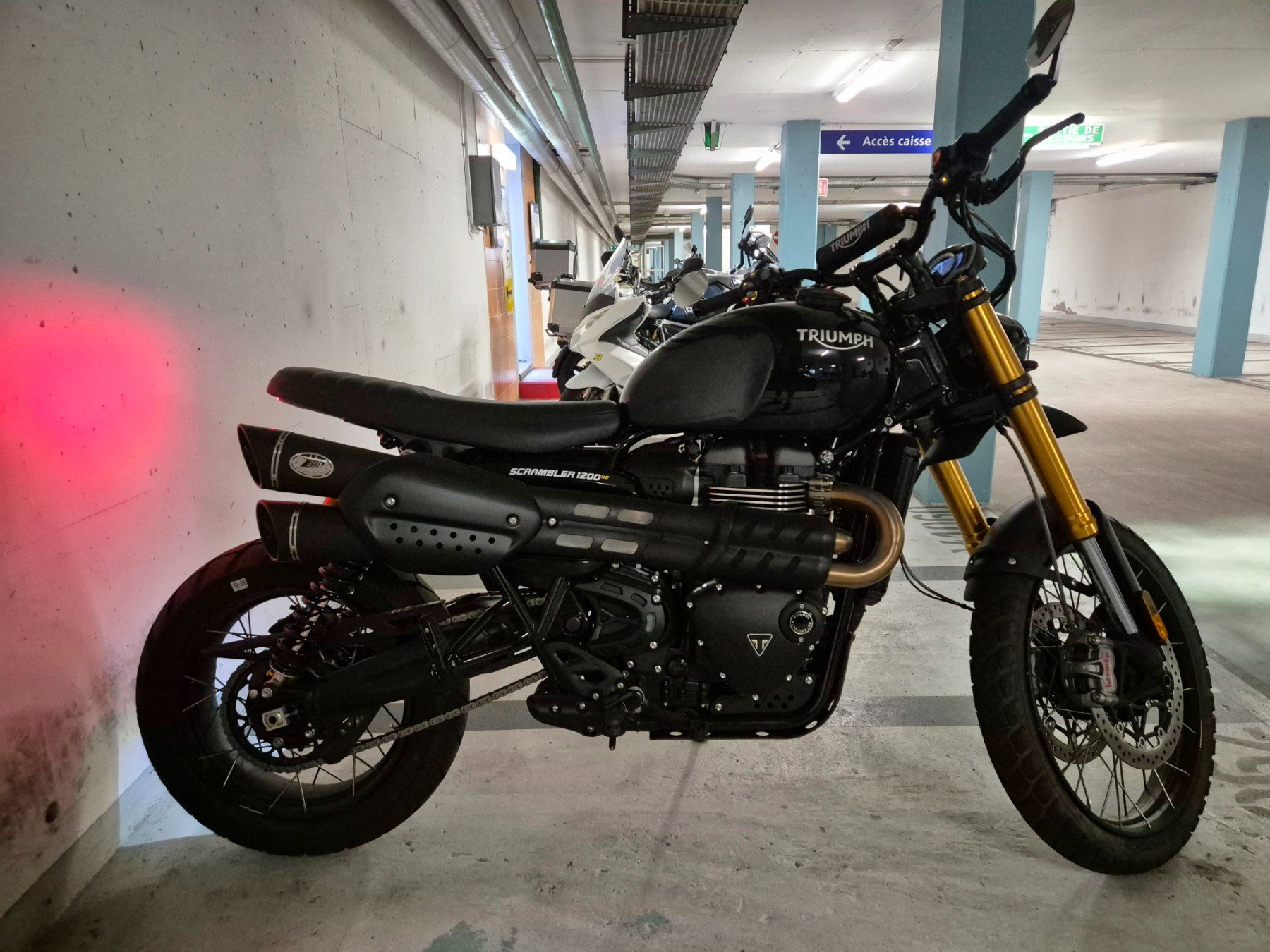 Triumph Strada: Vente Triumph Scrambler 1200 XE custom – Usato da Carouge GE venduto da bot_f9mr 4