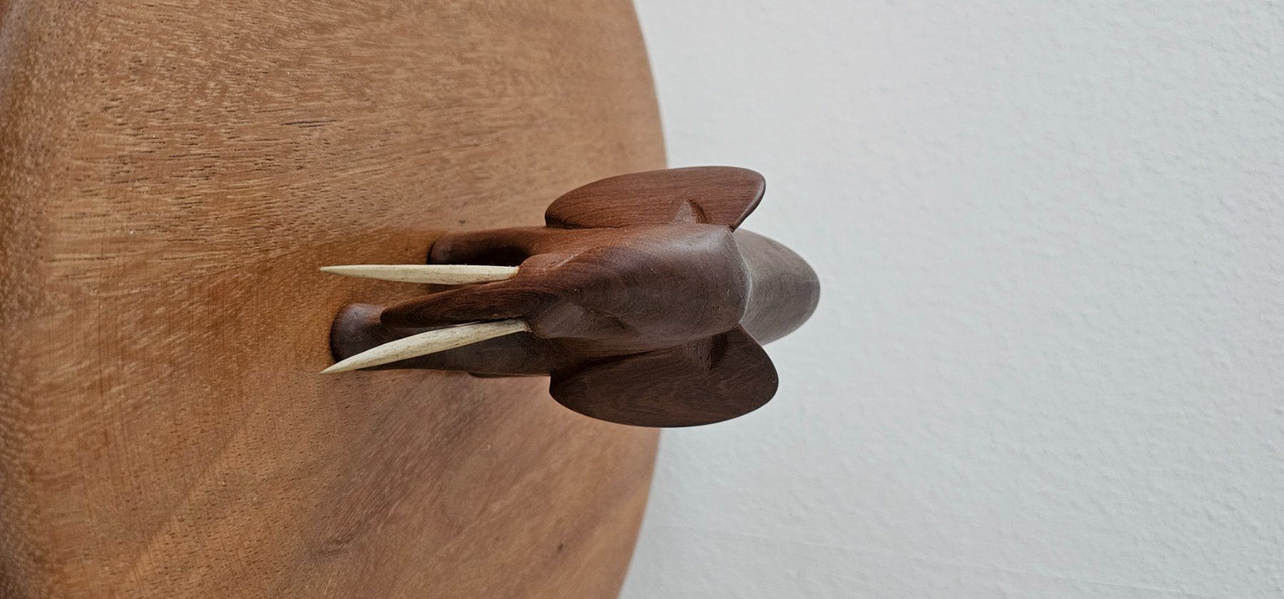 Statuette: Holz-Elefant Teakholz Handarbeit Deko – Usato da Pfäffikon ZH venduto da eric0113 7