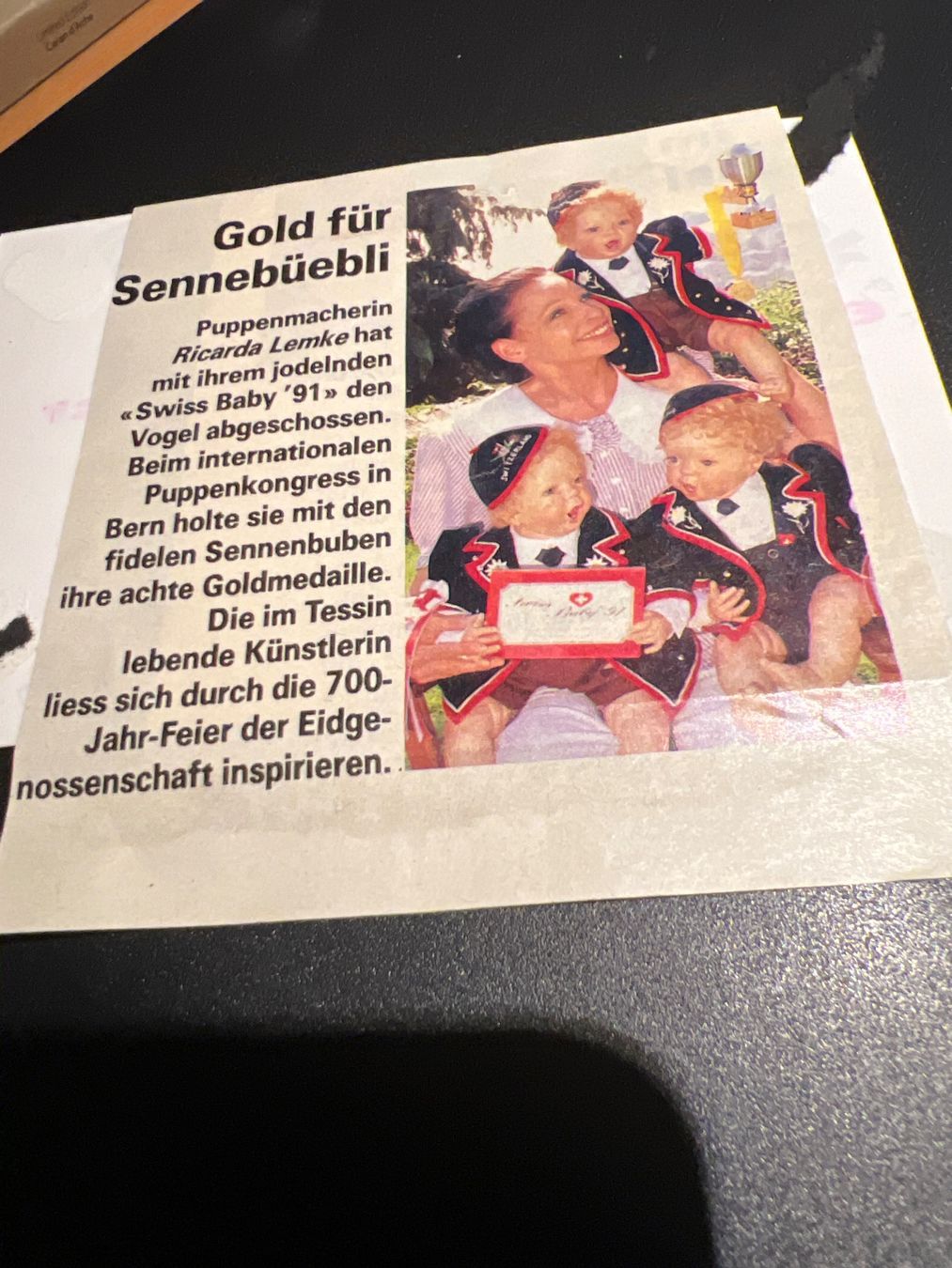 Puppen: Puppe Unikat Ricarda Lemke – Gebraucht aus Igis von Haupt48 3