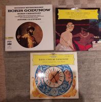 14 LPs von Ravel, Debussy, Adam, Biset, Orff und Mussorgsky