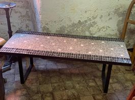 Tavolino mosaico vintage