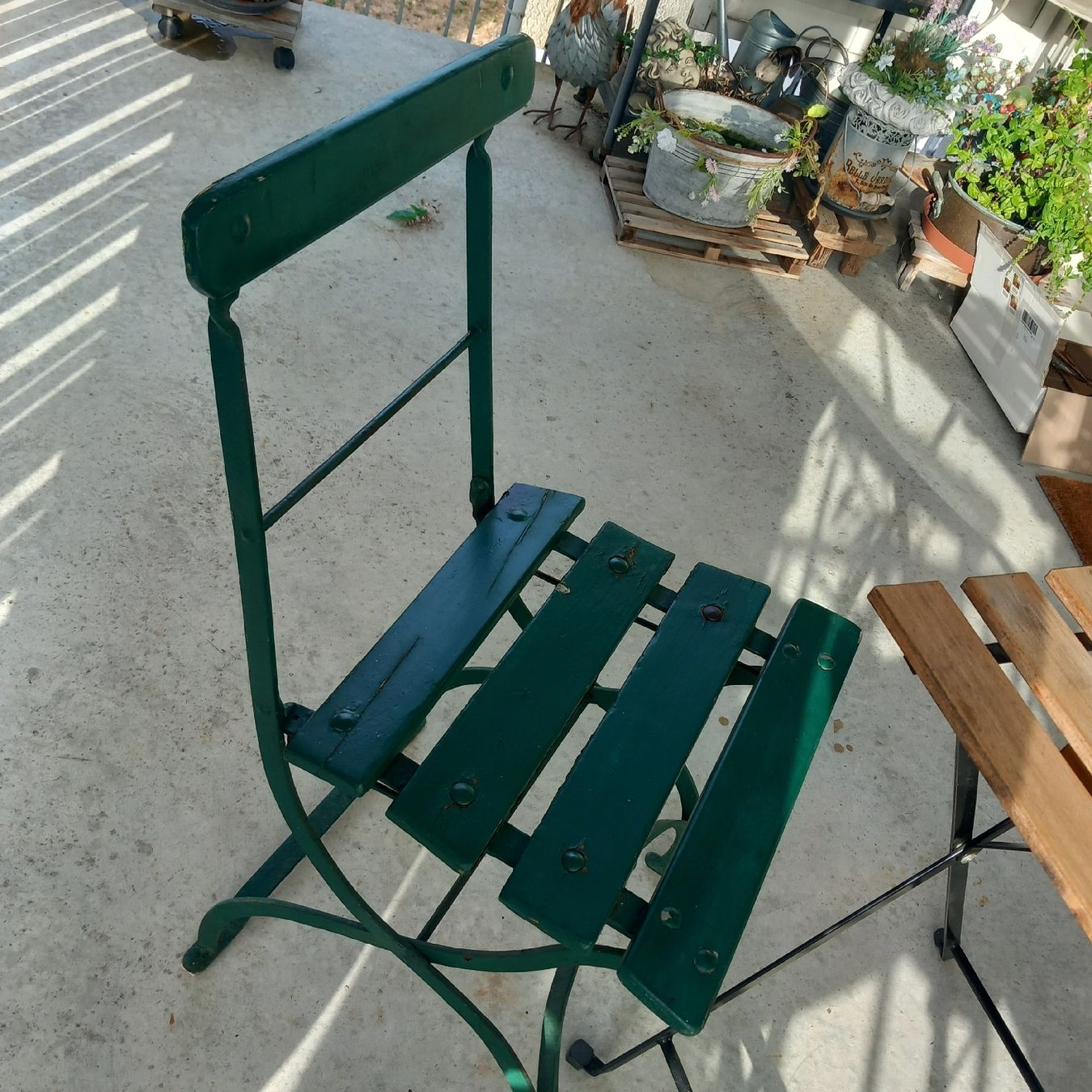 Stühle: Alter grüner Gartenstuhl / Vintage – Gebraucht aus Aegerten von gismolini 5
