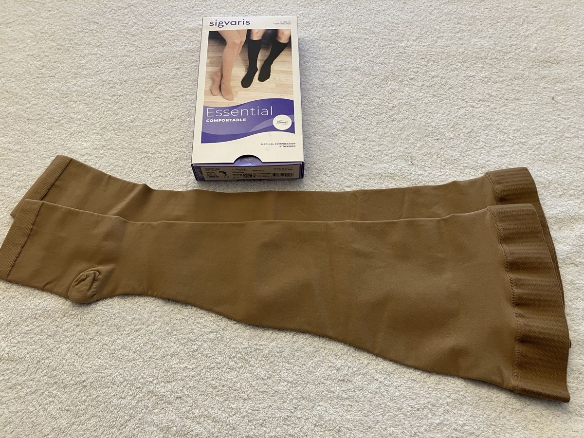 Sigvaris Calze & Collant: Sigvaris Essential CCL 2, Strümpfe, Grösse L, Neu! – Nuovo e nell'imballaggio originale da St. Gallen venduto da Sterndu1