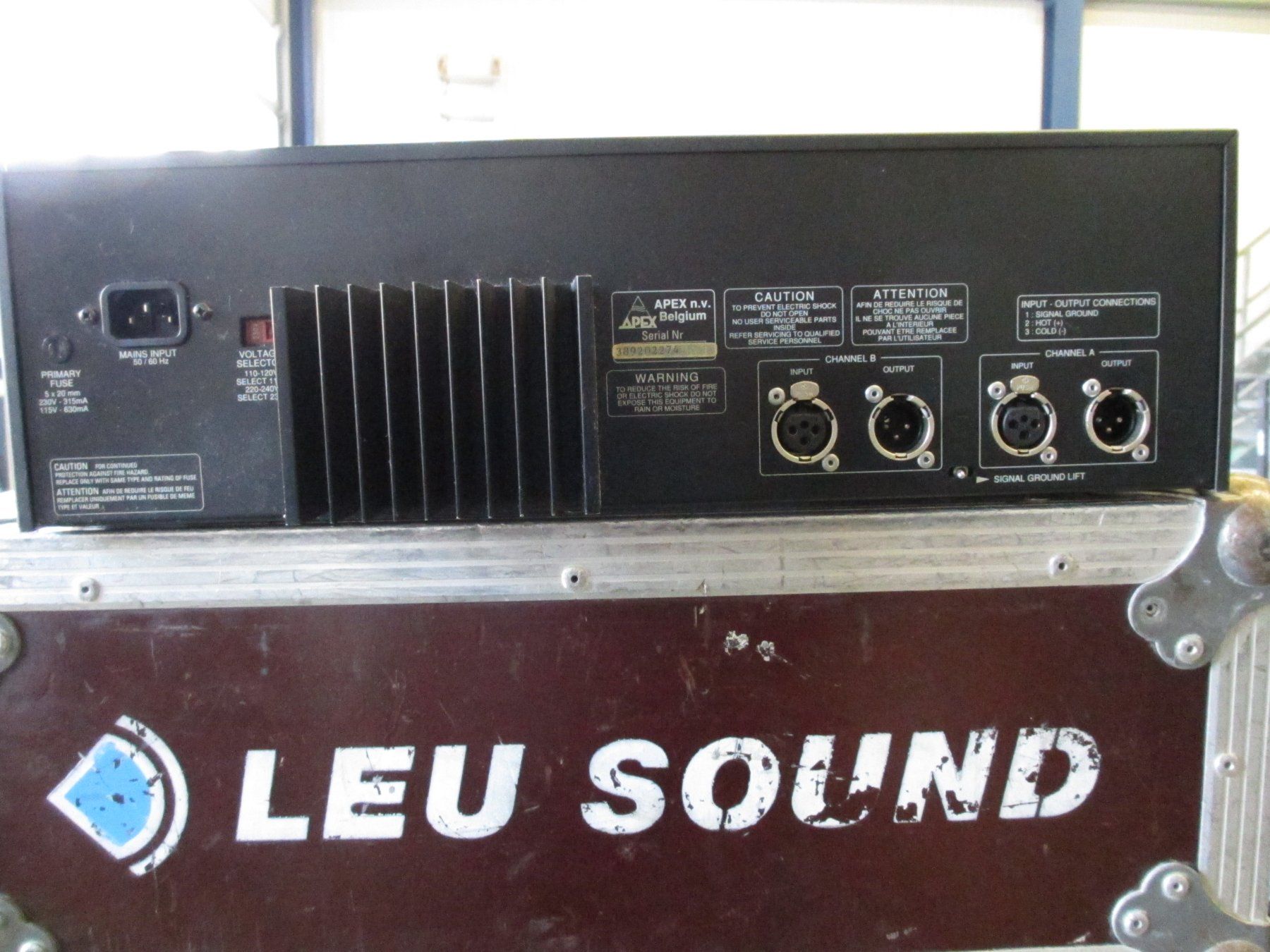 Equalizzatori: APEX GX Series 230 Graphic Equaliser – Usato da Lyssach venduto da LeuSound 1
