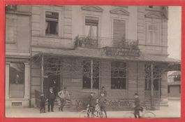Biel - Talstation Seilbahn Biel-Leubringen Fotokarte ca 1910
