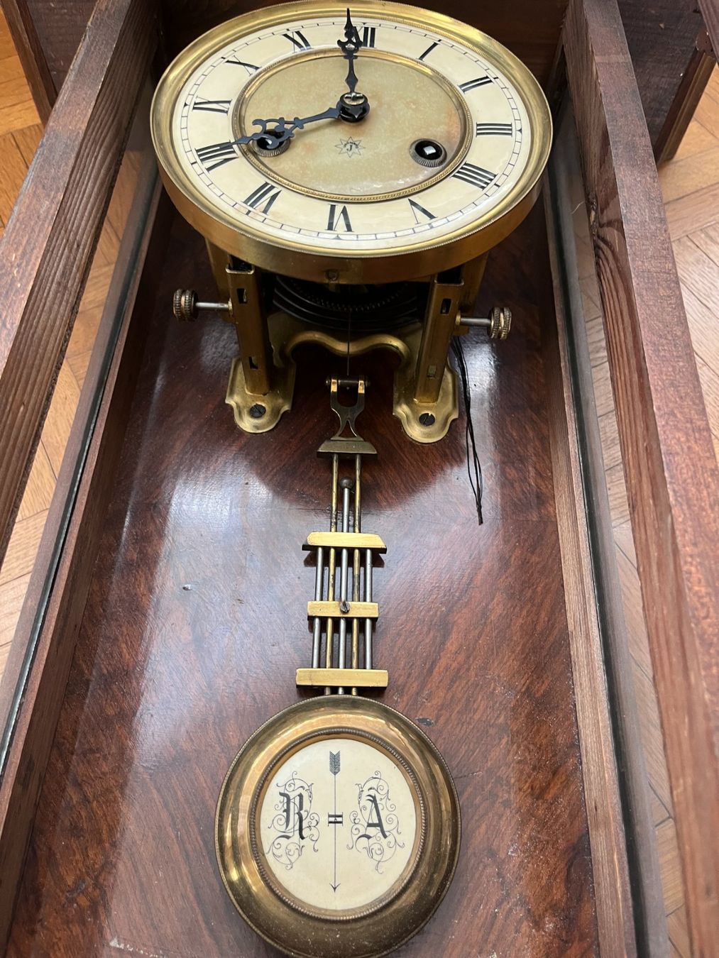 Junghans Orologi: Junghans Pendel-Wanduhr aus Holz – Usato da Gockhausen venduto da Jimmy019 2