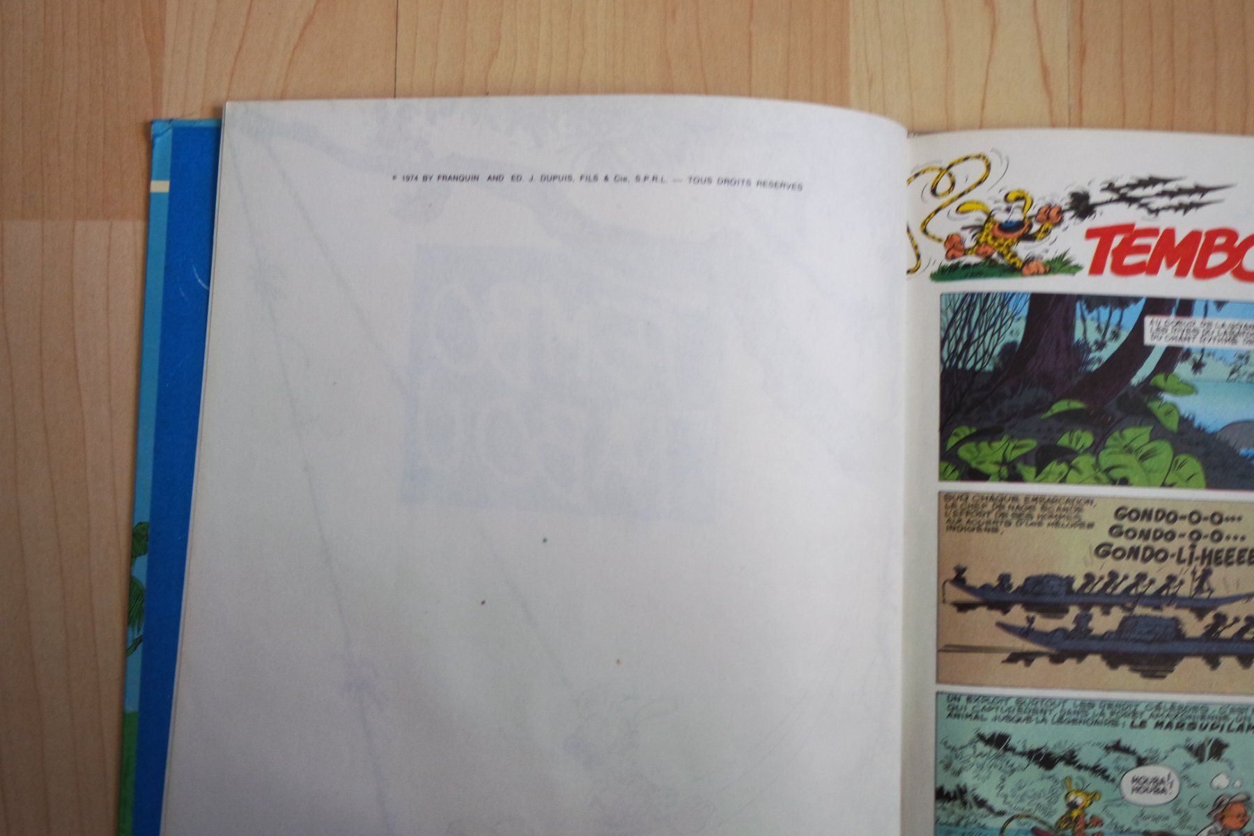 Comics: SPIROU     °°°°° TEMBO TABOU    °°°°° E.O 1974 – Gebraucht aus Avenches von WEBHobby 3