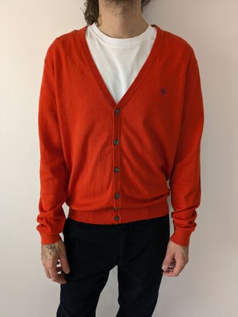 Cardigan JOOP! Cotton Cashmere Orange Size M