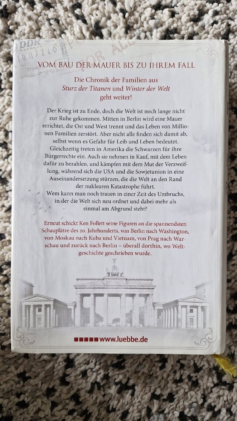 Libri: Ken Follett - Kinder der Freiheit – Usato da Basel venduto da Andrealin 1
