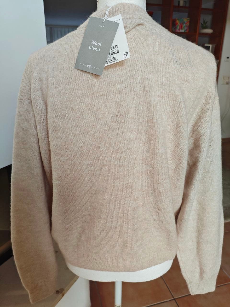 H&M Maglioni & Felpe: DAMEN WOLLE PULLOVER  GR.S H&M, HELL BEIGE, NEU – Nuovo e nell'imballaggio originale da Weiningen ZH venduto da actera 6