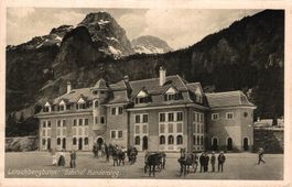 Löstchbergbahn. Bahnhof Kandersteg
