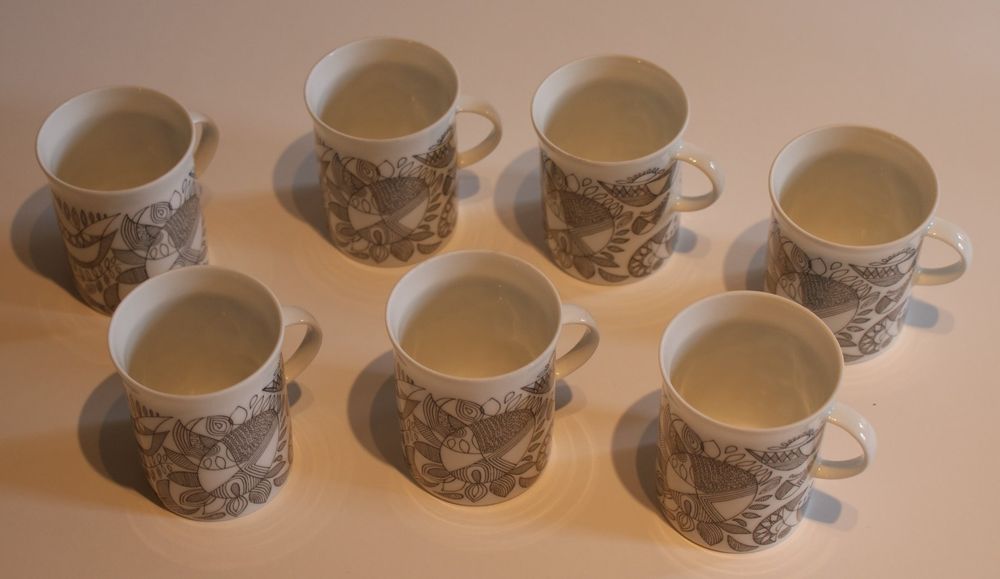 Rosenthal Porzellan, 7 Kaffee-, Mocca-Tassen, modern Design | Kaufen ...