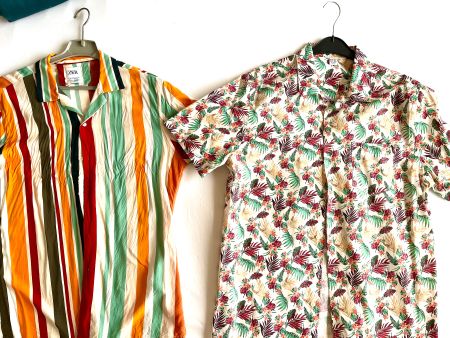 2 Kurzarm Hemden Herren M Zara und Babista