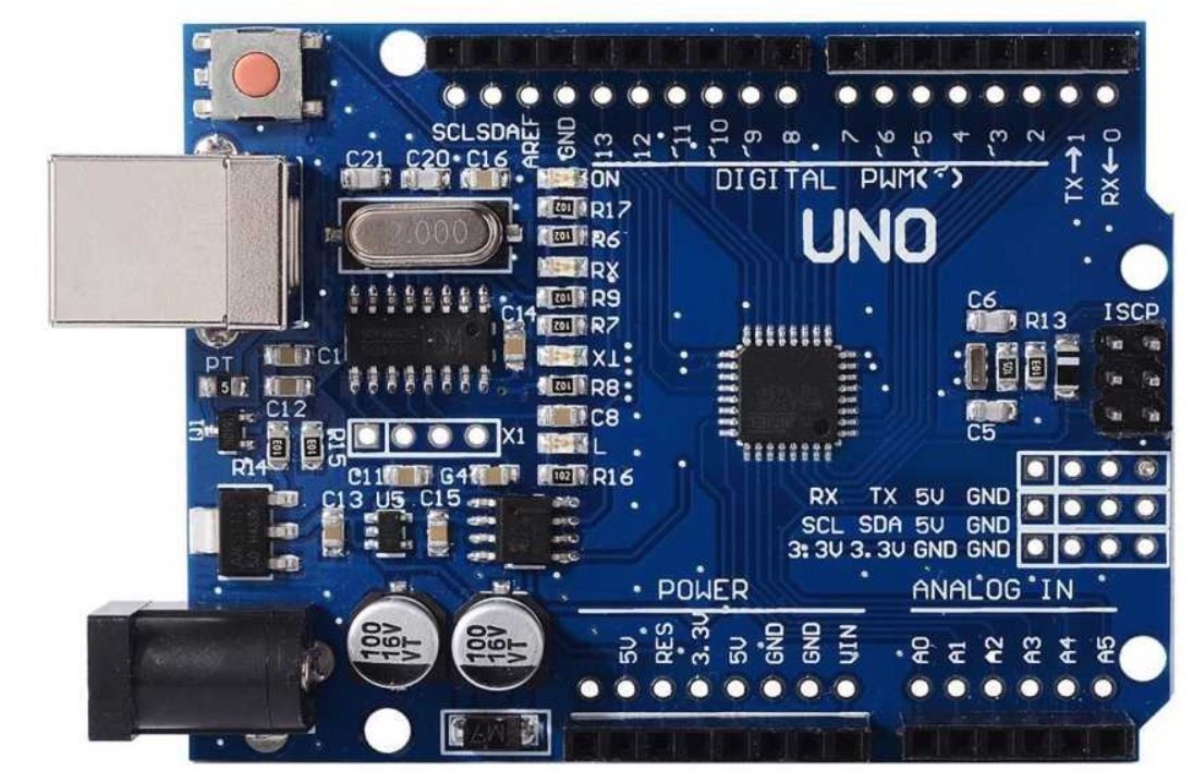 Arduino Elektrotechnik: Arduino UNO R3 Clone USB Chip CH340 + USB-Kabel Geschenk – Neu und originalverpackt aus Zürich von  1