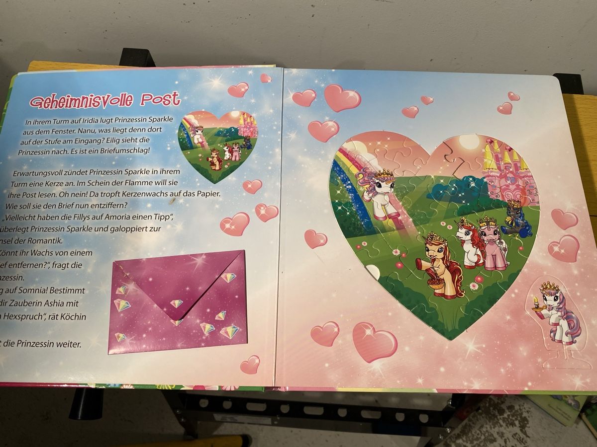 Libri: Filly Unicorn Puzzlebuch, Briefe, Spielfiguren – Usato da Volketswil venduto da Ahot 1