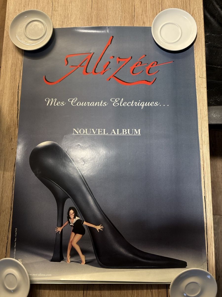 Posters & Illustrations: Affiche Alizée Mes Courants Electriques original  – D'occasion à Neuchâtel par sharposneaks