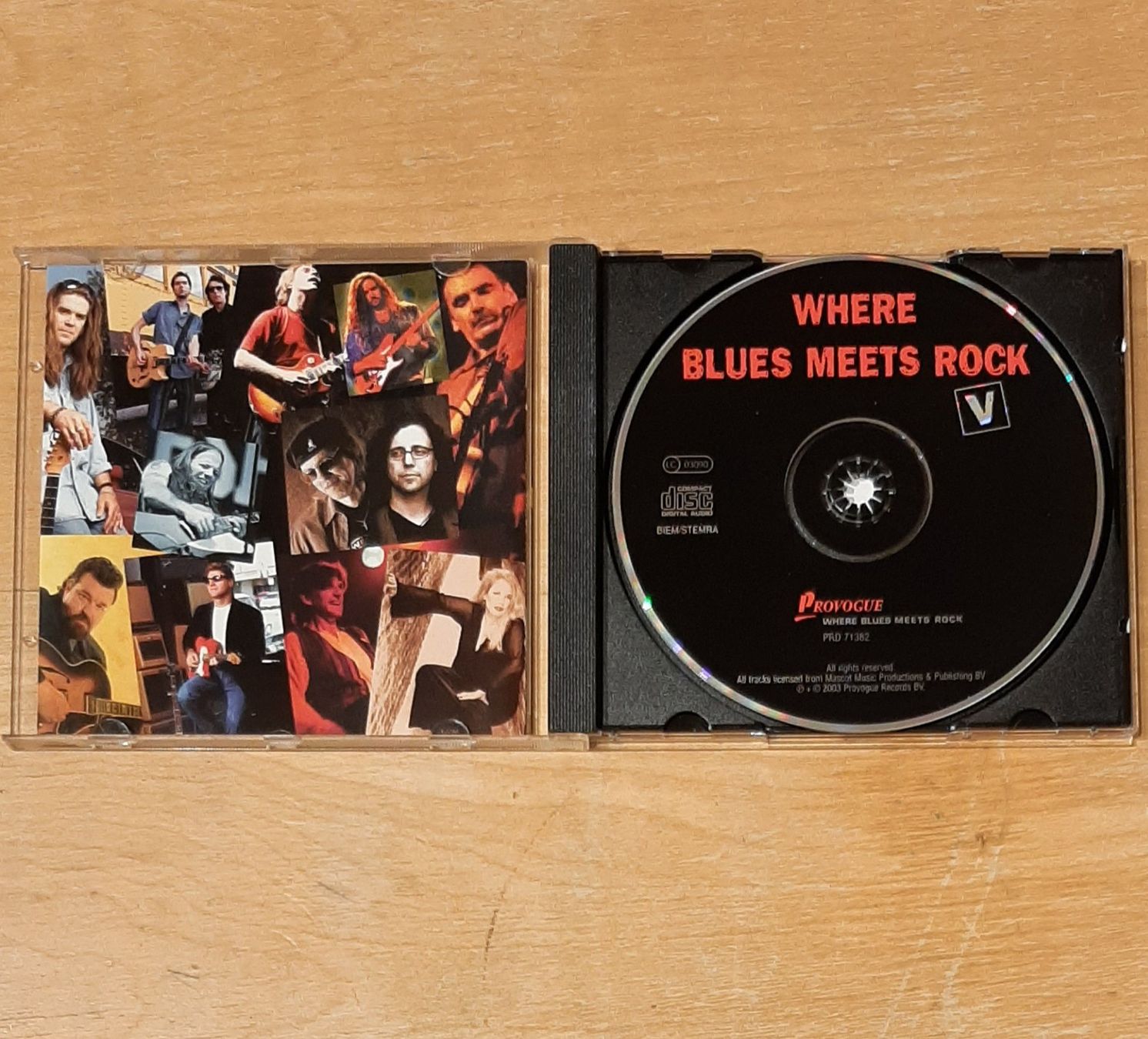 CD: Where Blues Meets Rock Vol.5, Blues Compilation 2003 – Usato da Schönenberg TG venduto da Gregordini 2