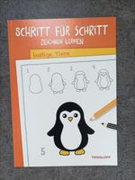 Zeichenbuch Schritt für Schritt Tiere