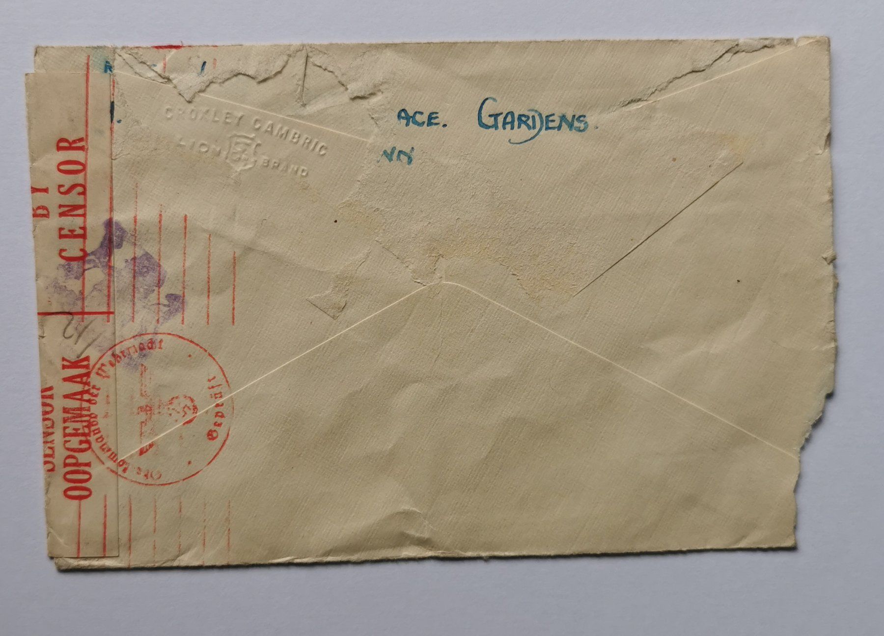 Alle Briefmarken: Süd-Afrika-Beleg 1940 – Gebraucht aus Aadorf von Chnorli-Furz 1