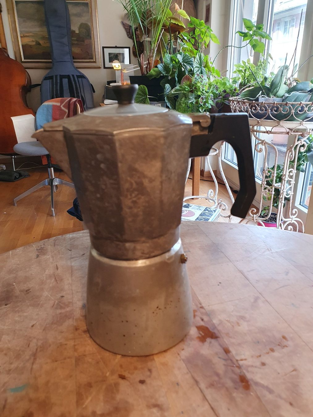 Macchine per caffè & Macchine per espresso: Espressomaschine antik mit Schaufenster – Usato da Zürich venduto da loosebone 2