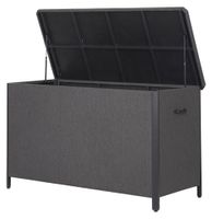 Gartenbox 166 x 75 cm - 166x75cm - Schwarz