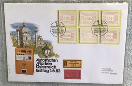 FDC MAXI AUTOMATENMARKEN ÖSTERREICH