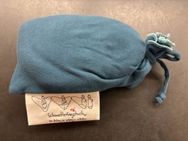 Schmetterlingstuch; Pucktuch Petrol