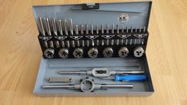 1 Satz Gewindebohrer / Schneideisen
