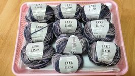 10 Knäuel Lang Yarns Linda à 50g