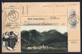 Aflenz, Ortsansicht aus der Vogelschau, 