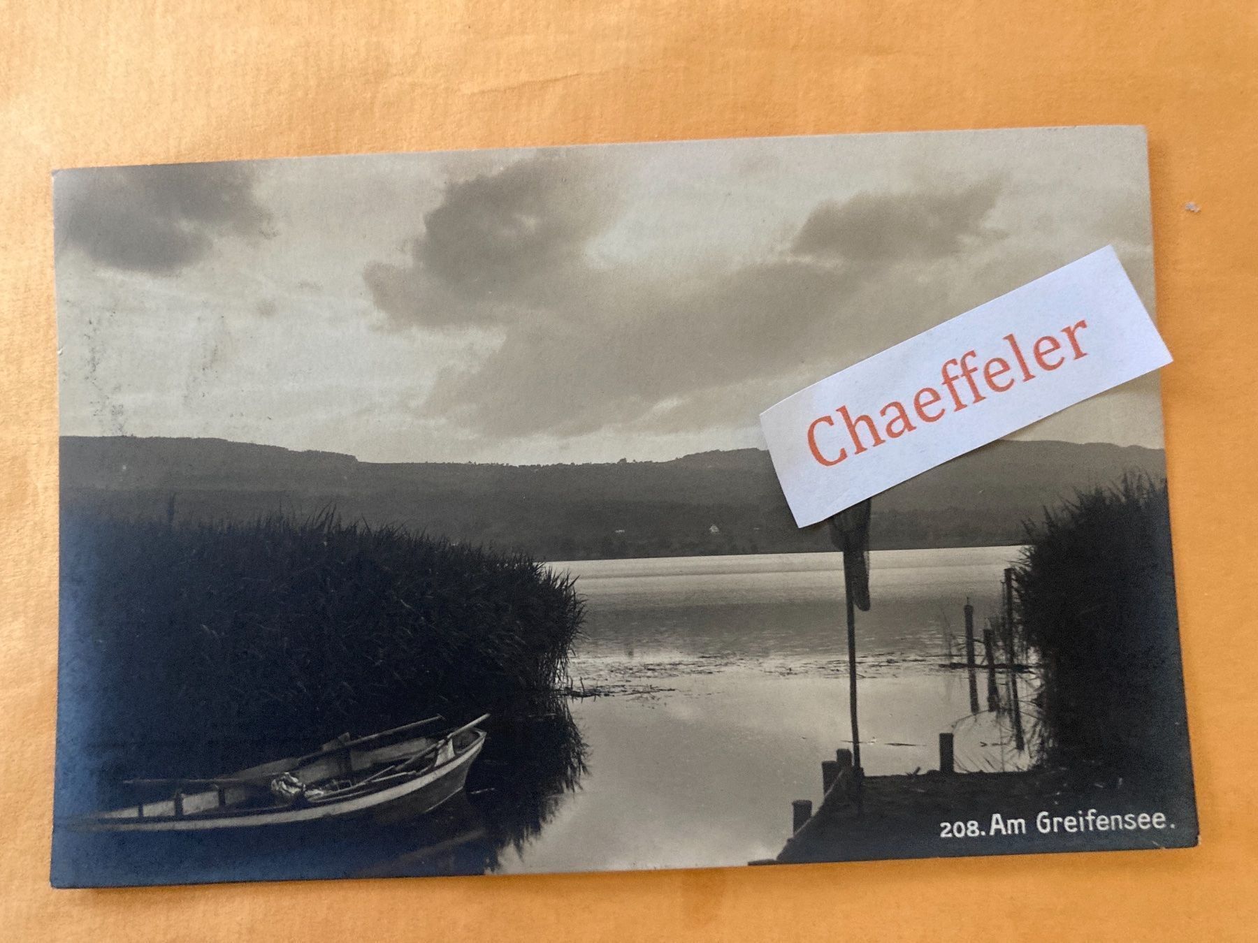 Cartes postales: 1934 Am Greifensee – D'occasion à Zürich par Chaeffeler