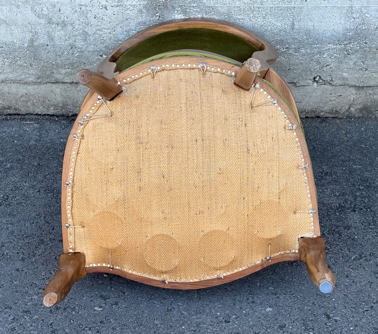 Poltrone: antiker Biedermeier Sessel Armchair mit Polster – Usato da Lüchingen venduto da Eeizo 9
